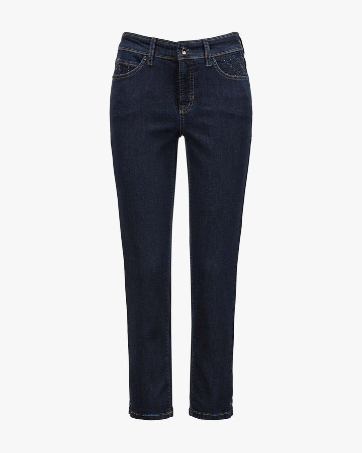 Jeans étroit court motifs pierres Piper Short