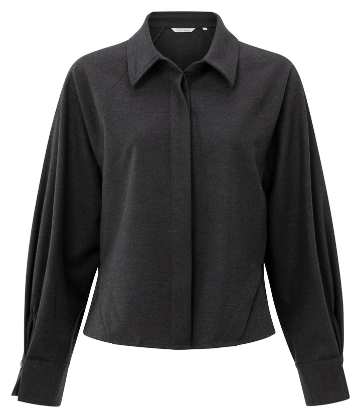 Blouse boutonnée à manches dolman