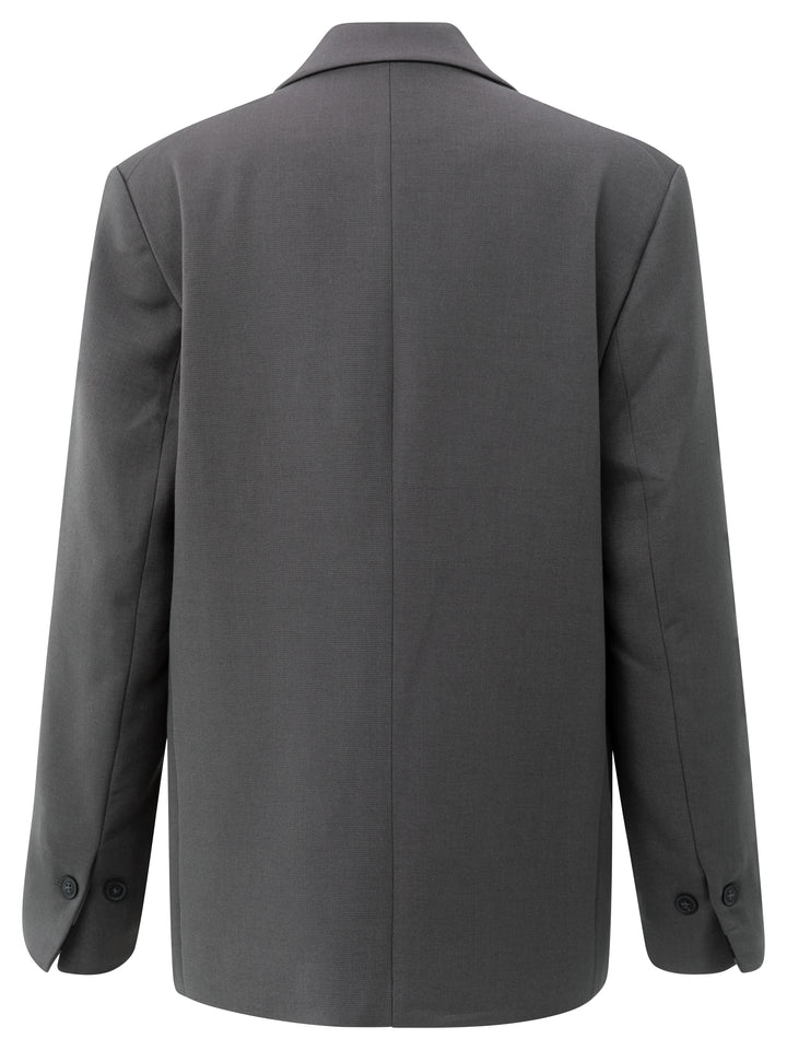 Veston oversize avec bandes décoratives