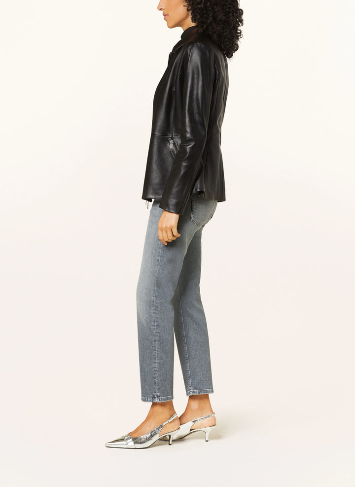 Jeans étroit court délavé Piper Short