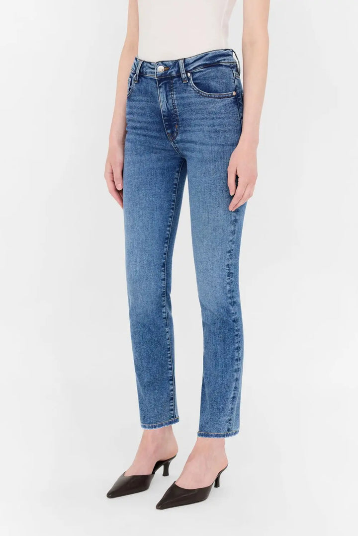 Jeans cigarette Pencil Crop - Canals
