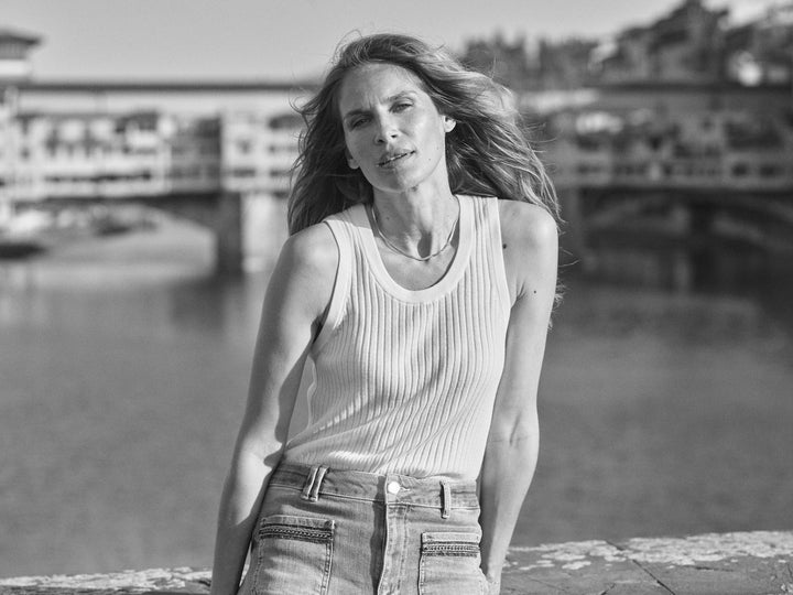 Camisole côtelée en tricot Relena