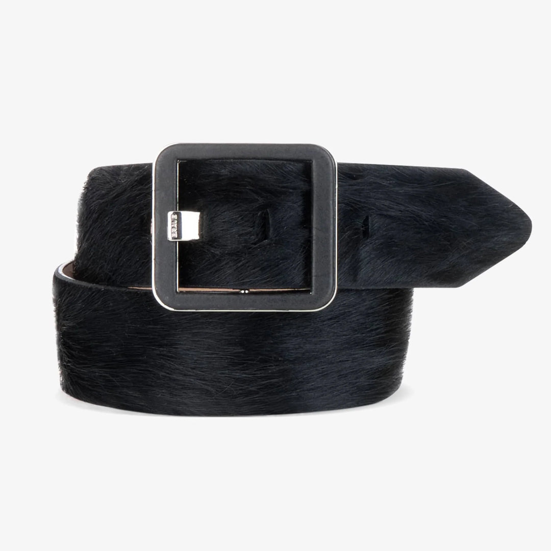 Ceinture en cuir avec fini feutré Makani 2 1/8"