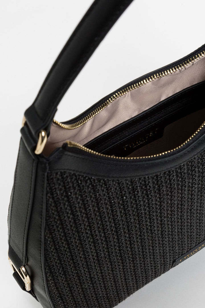 Sac à main porté épaule avec design tressé