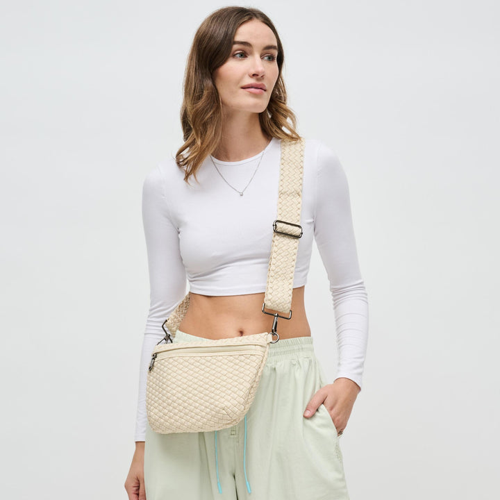 Sac banane et bandoulière en néoprène tressé Ethereal