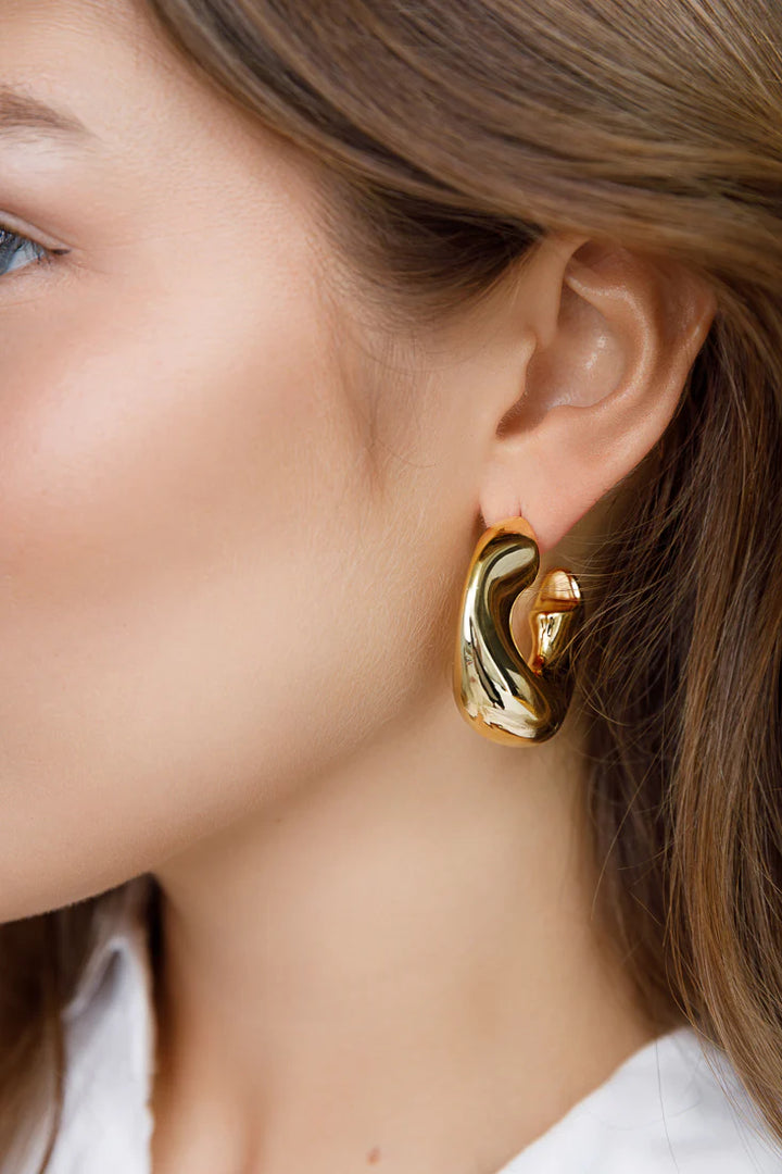Boucles d'oreilles anneaux massifs smash