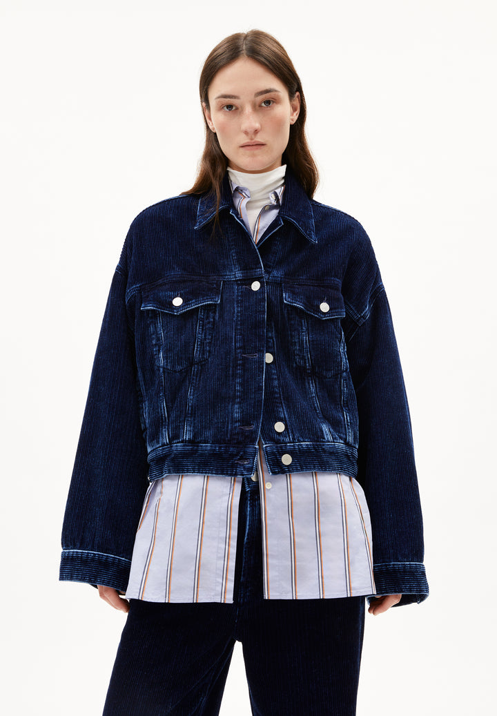 Veste courte en corduroy Paasithe