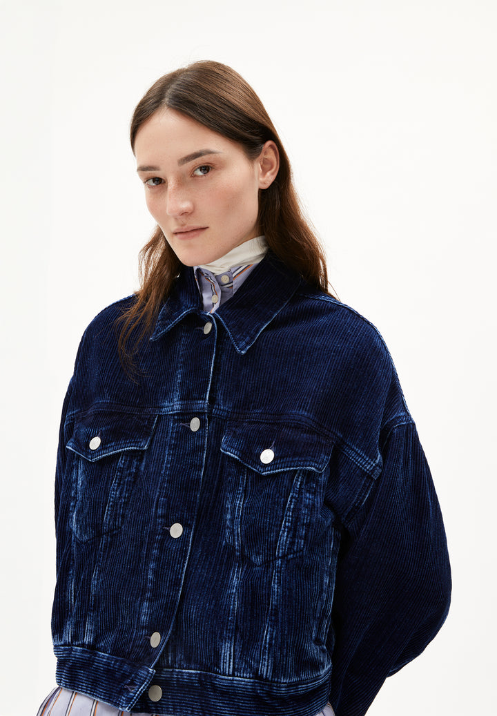 Veste courte en corduroy Paasithe