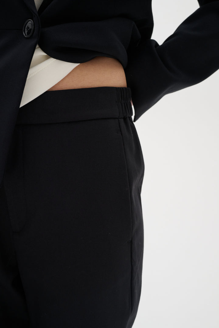 Pantalon droit avec taille élastique Zella