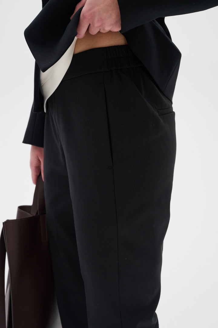 Pantalon droit avec taille élastique Zella