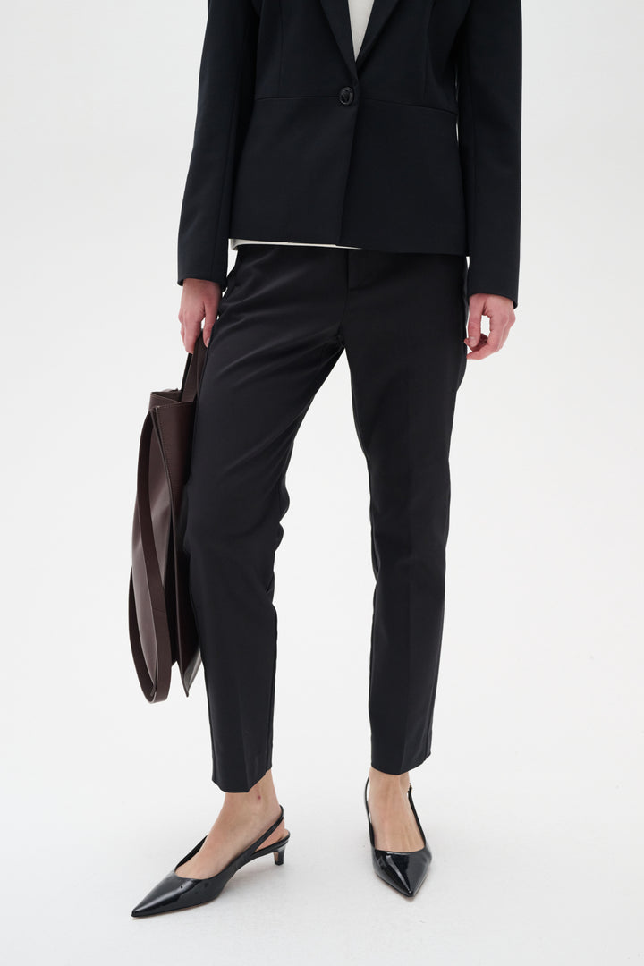 Pantalon droit avec taille élastique Zella