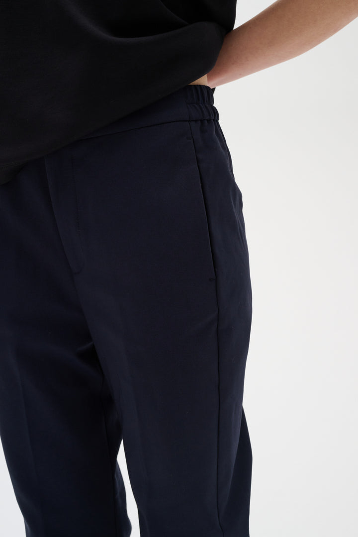 Pantalon droit avec taille élastique Zella