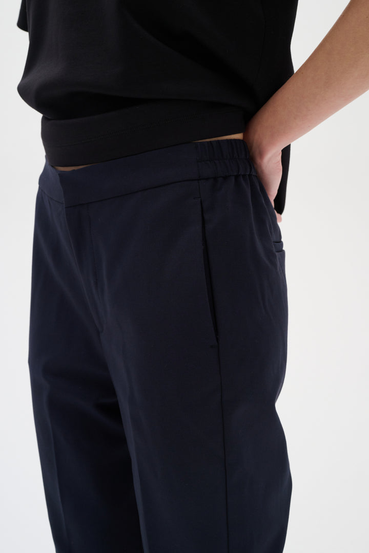 Pantalon droit avec taille élastique Zella