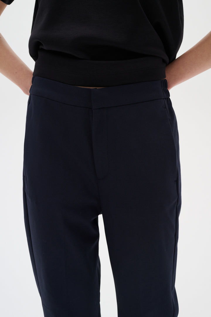Pantalon droit avec taille élastique Zella