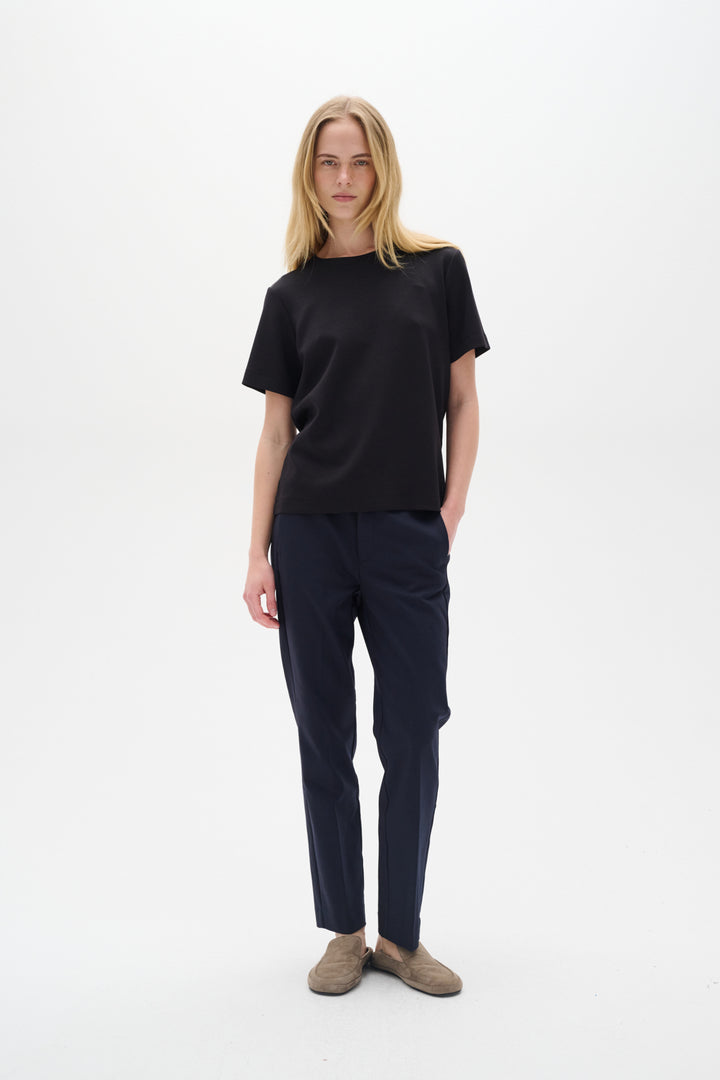 Pantalon droit avec taille élastique Zella