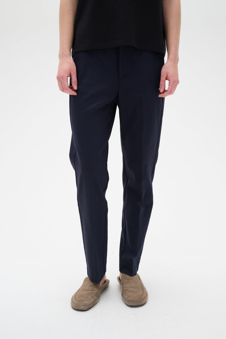 Pantalon droit avec taille élastique Zella