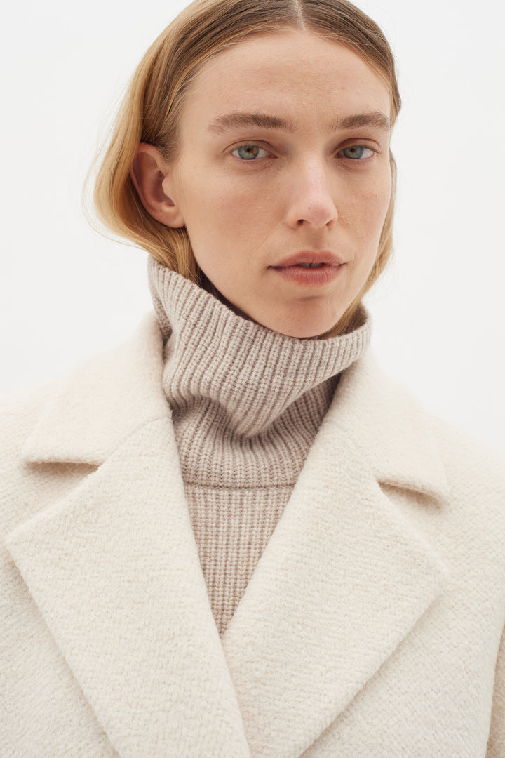 Manteau long en mélange de laine Tanay - HIVER