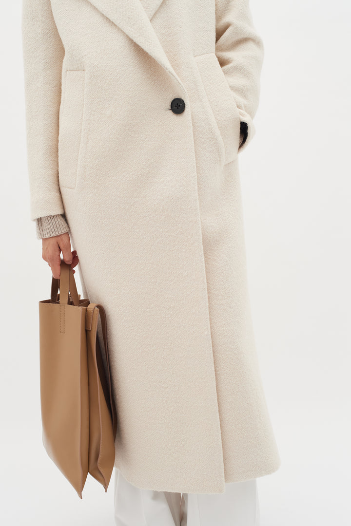 Manteau long en mélange de laine Tanay - HIVER