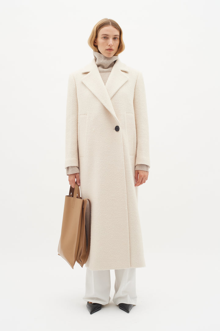 Manteau long en mélange de laine Tanay - HIVER