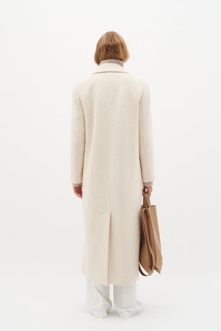 Manteau long en mélange de laine Tanay - HIVER