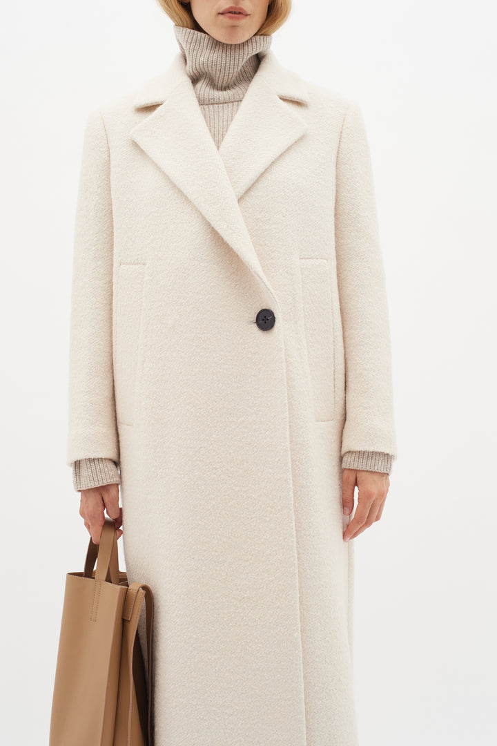 Manteau long en mélange de laine Tanay - HIVER