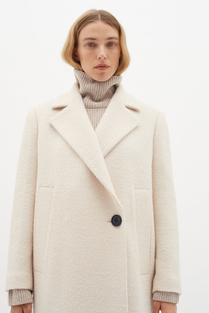 Manteau long en mélange de laine Tanay - HIVER