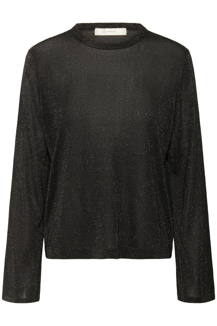 Pull en lurex avec col rond Thani