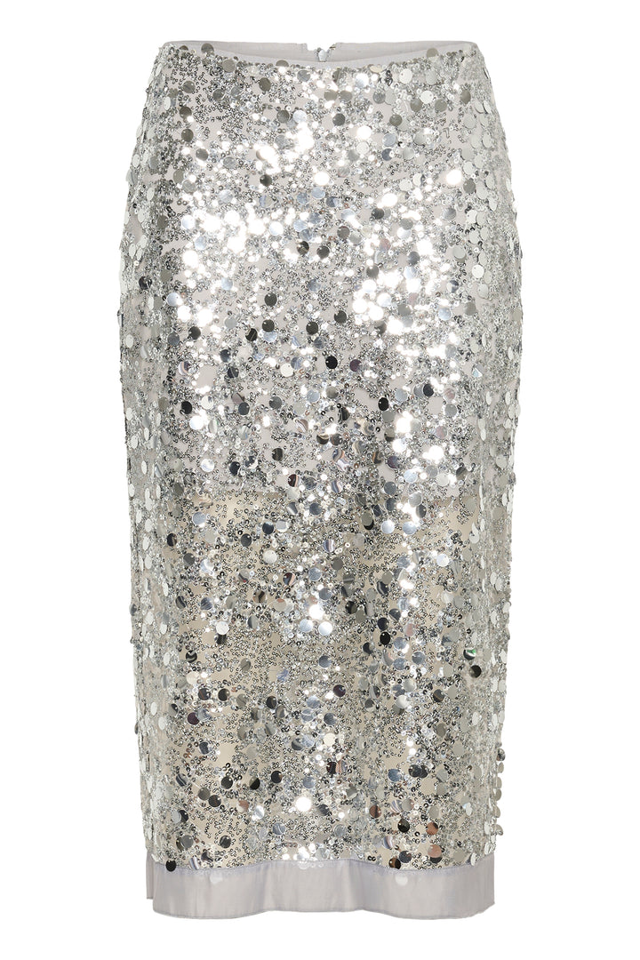Jupe midi à paillettes Davina