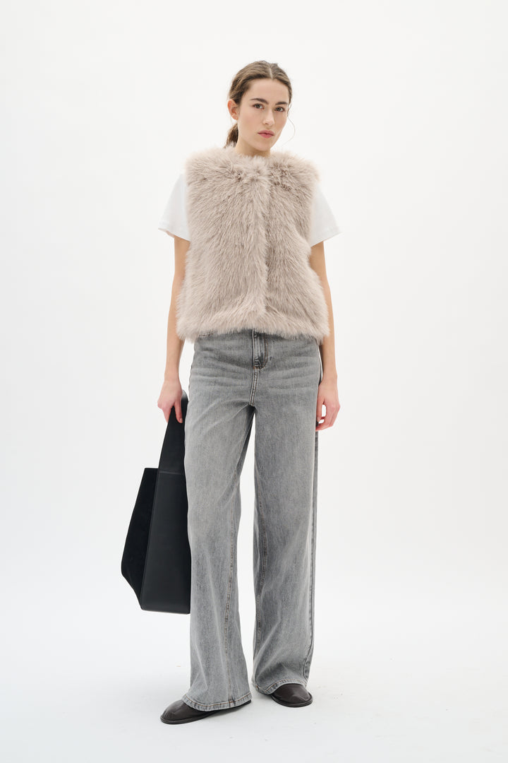 Gilet en fausse fourrure Zaziah