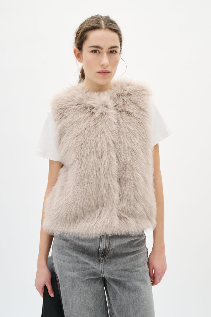Gilet en fausse fourrure Zaziah