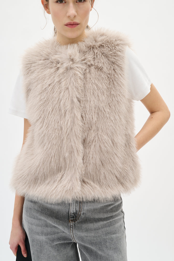 Gilet en fausse fourrure Zaziah