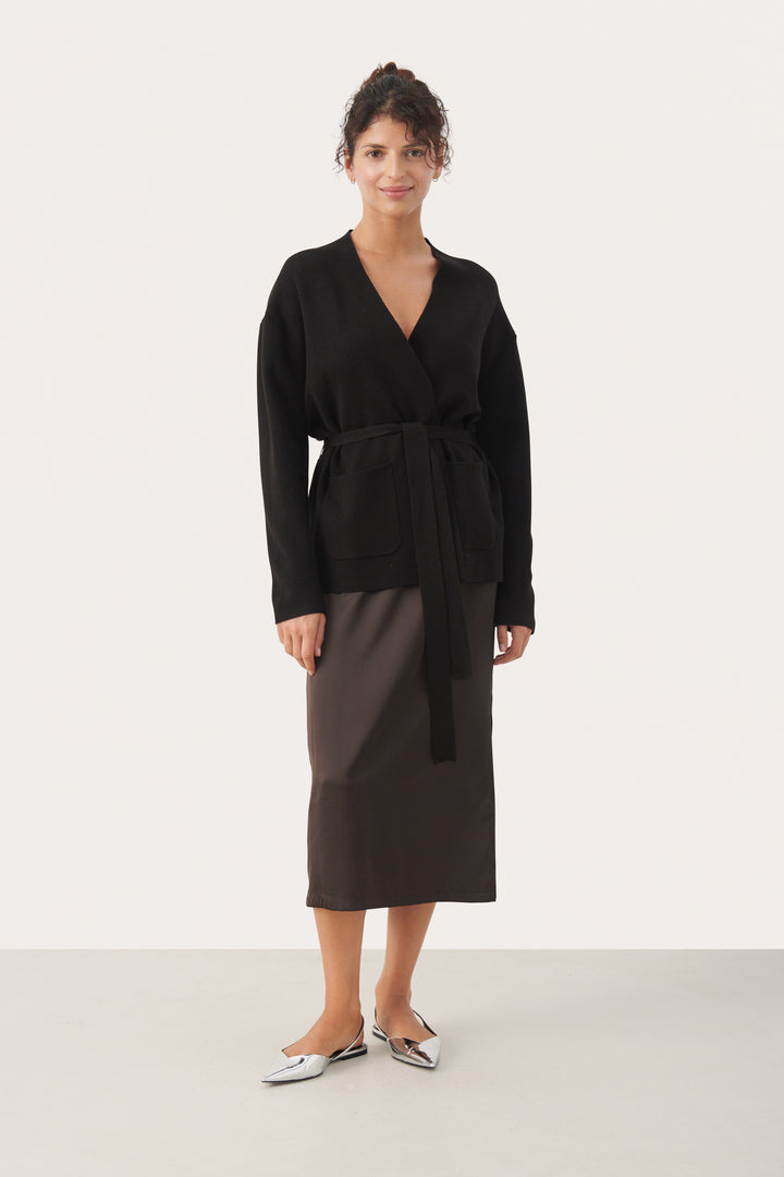 Cardigan en tricot épais Fumiko