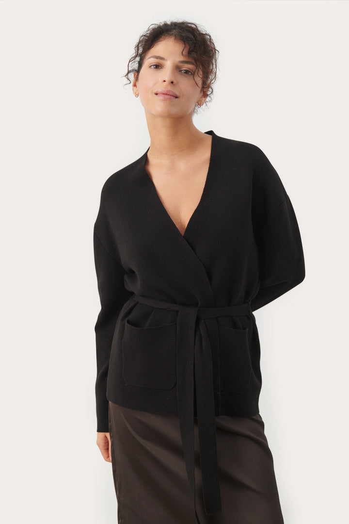 Cardigan en tricot épais Fumiko