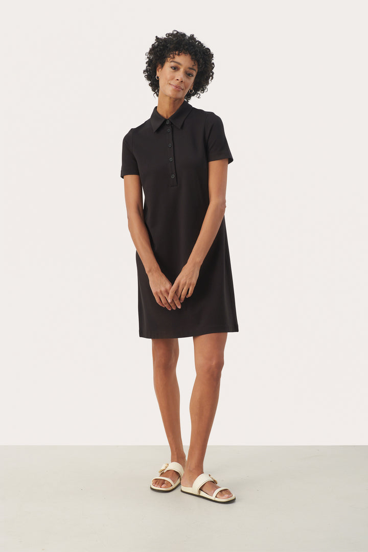 Robe polo courte à manches courtes Elivia