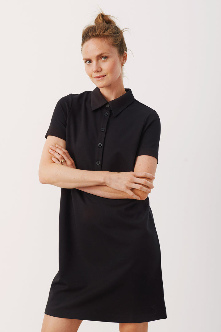 Robe polo courte à manches courtes Elivia