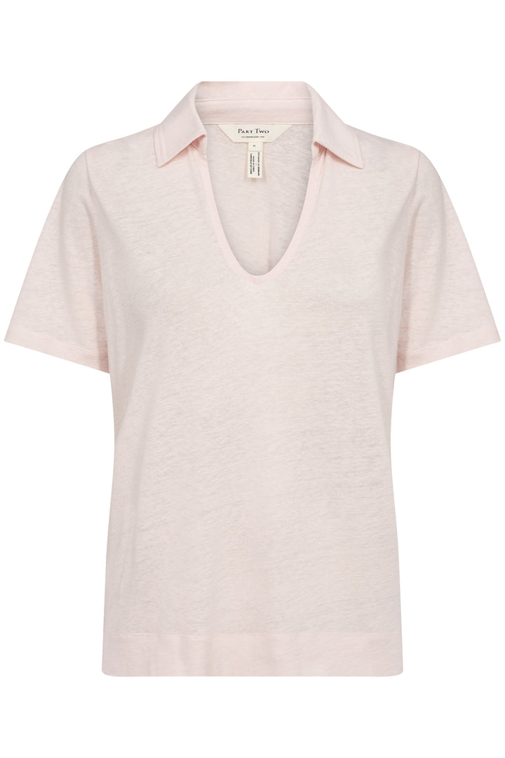 T-shirt avec col polo ouvert Naba