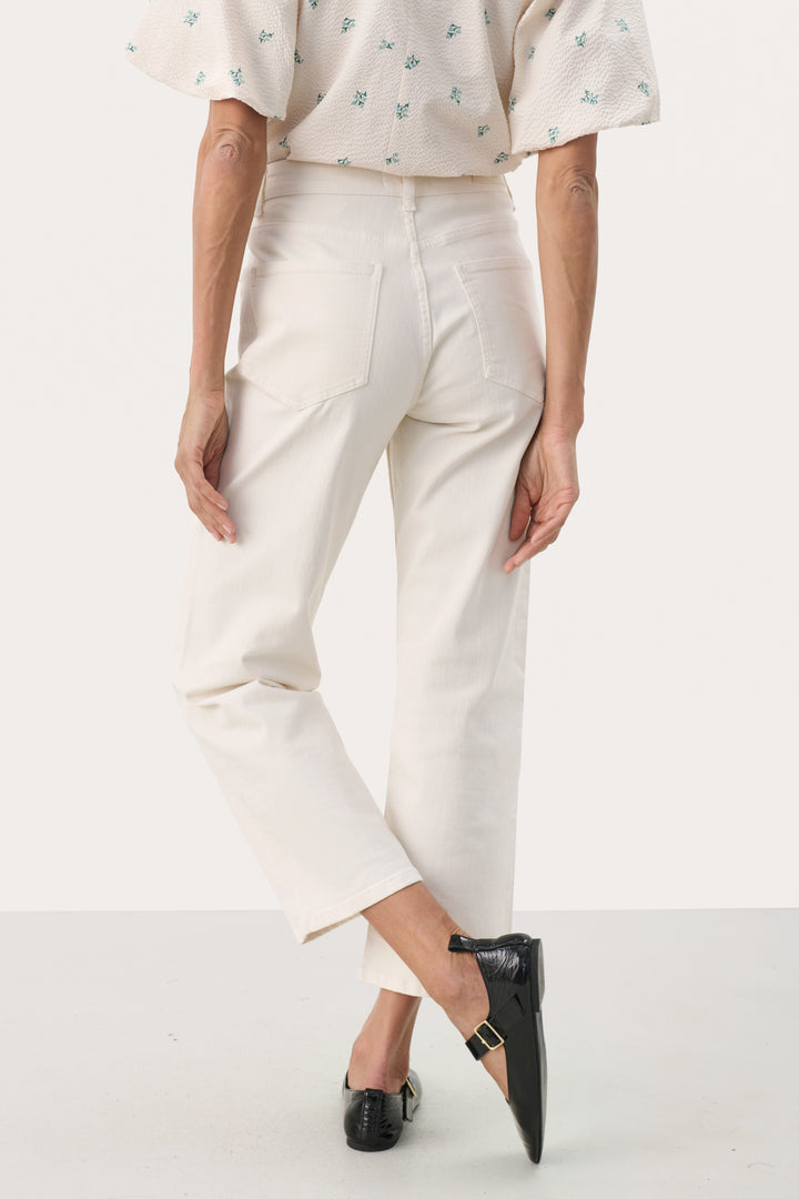 Jeans droit de longueur cheville Judya