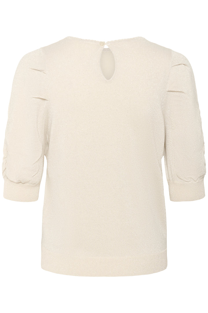 Pull en lurex à manches courtes Varaia