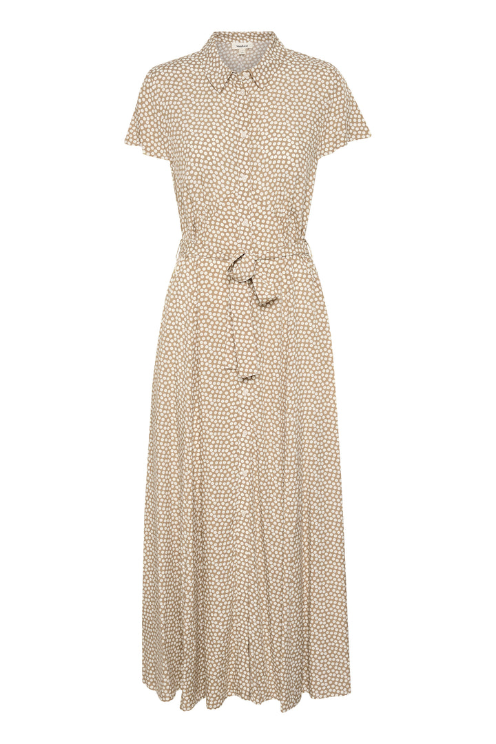 Robe longue boutonnée avec ceinture à nouer Arjana