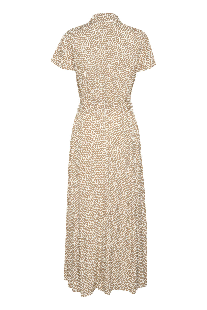 Robe longue boutonnée avec ceinture à nouer Arjana