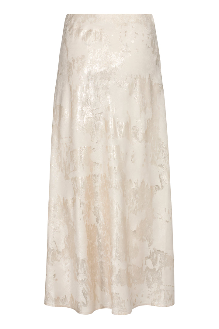 Jupe midi avec imprimé métallisé Kitty