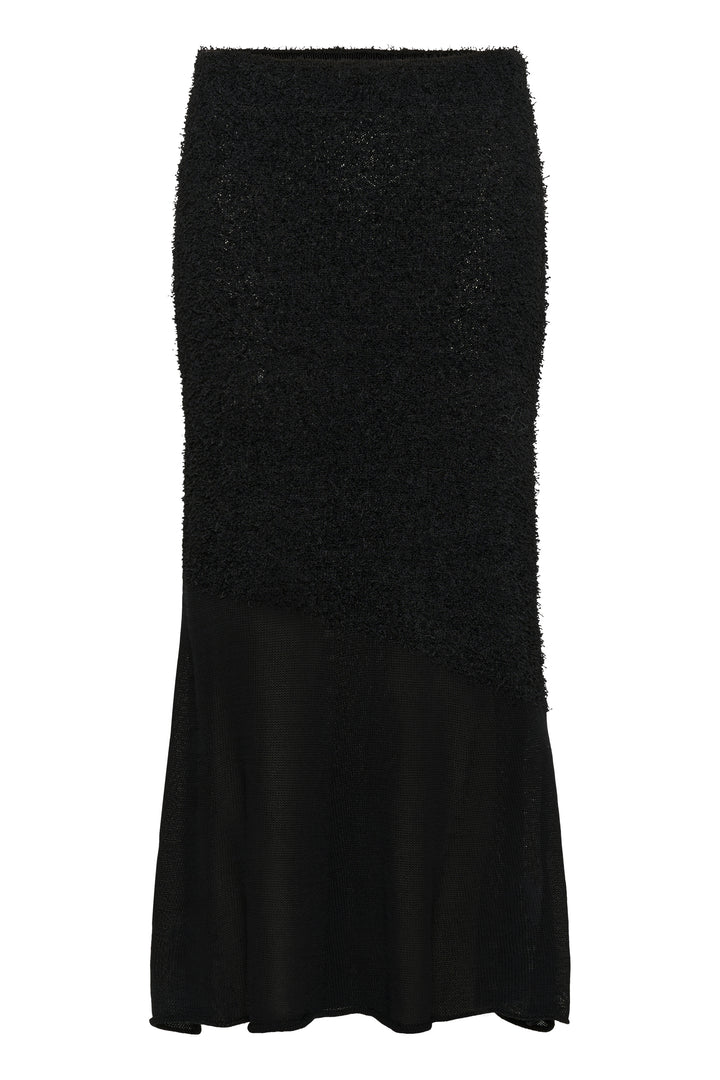 Ensemble pull et jupe longue texturés Tine