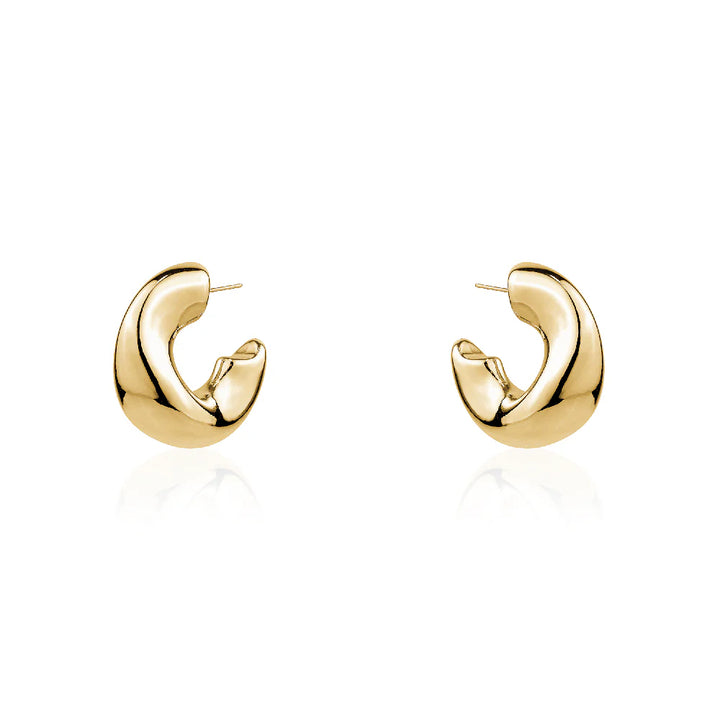 Boucles d'oreilles anneaux massifs smash