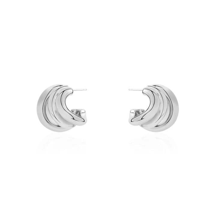 Boucles d'oreilles à trois anneaux