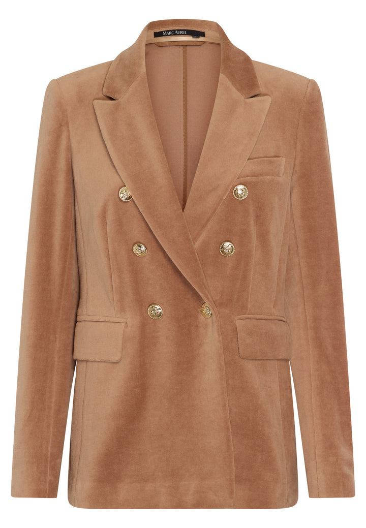 Veston croisé en velours