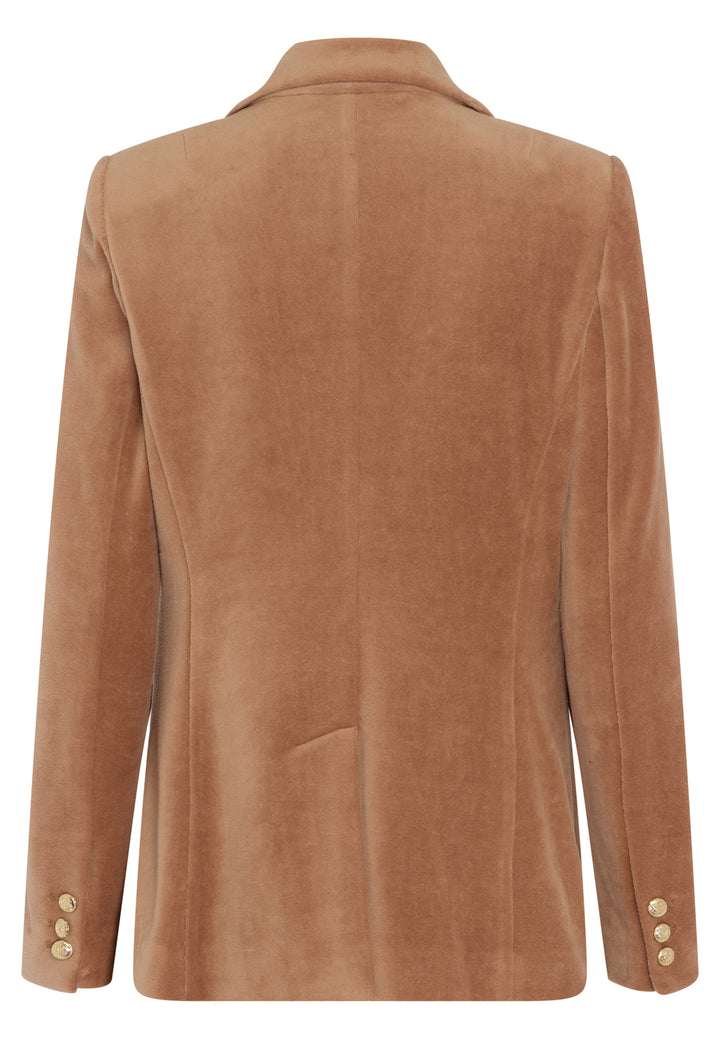 Veston croisé en velours