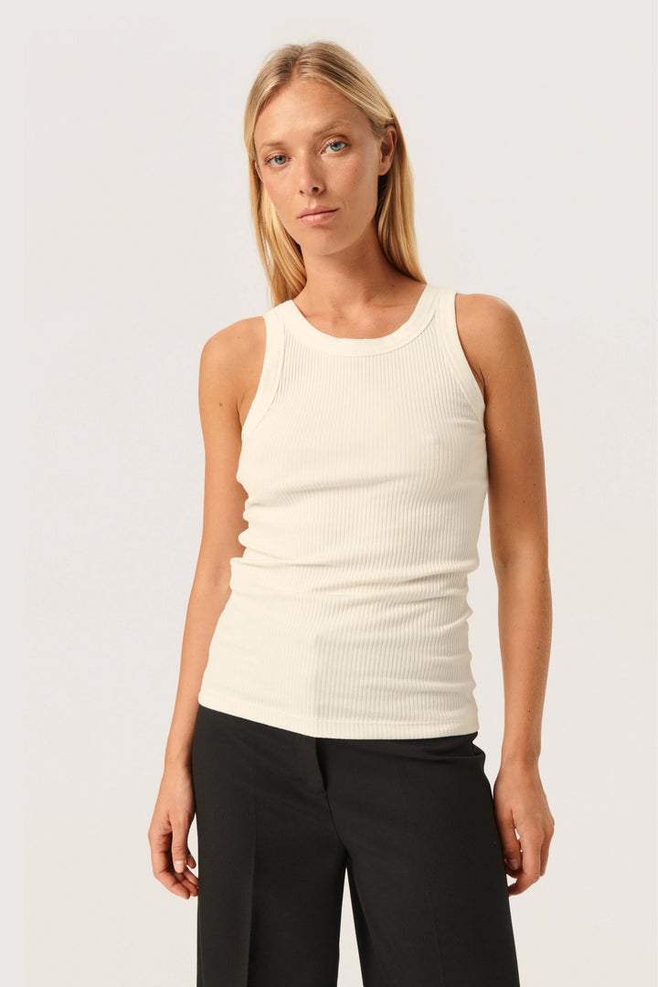 Camisole en coton ajustée Simone