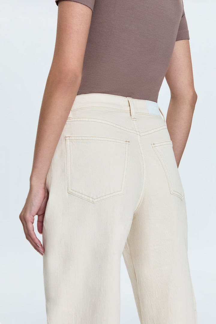 Jeans taille haute à jambes ballon Eli