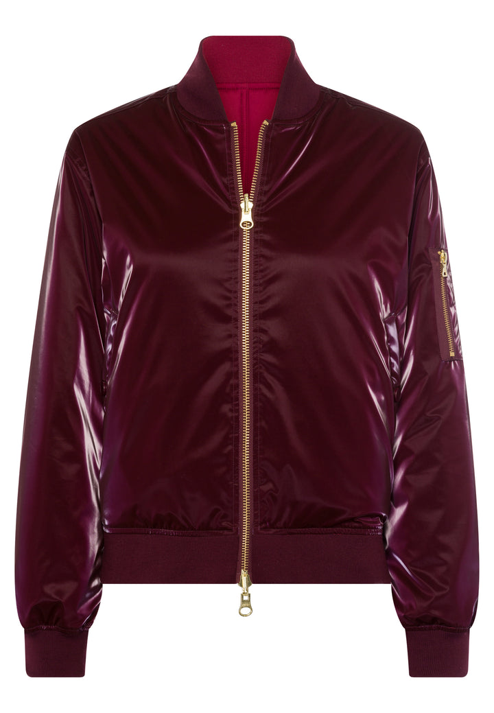 Veste bomber courte réversible