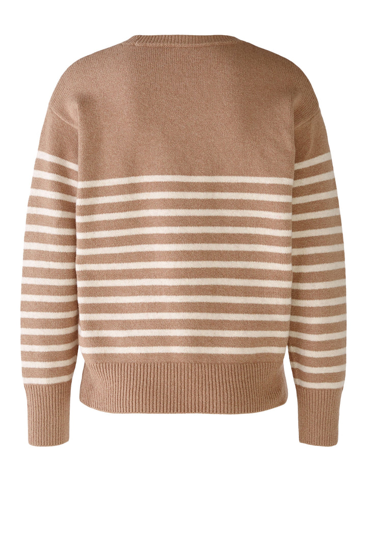 Pull rayé avec motif éclair